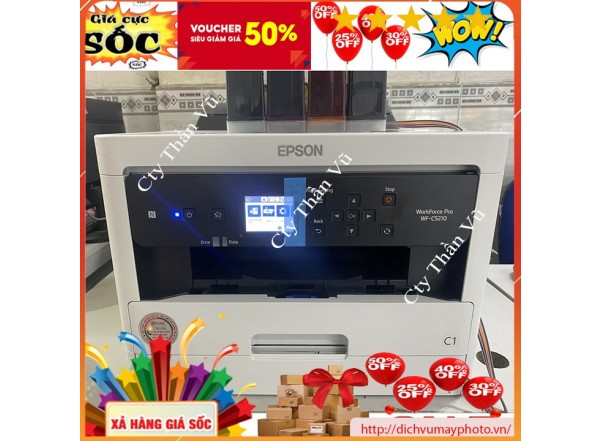 Máy in phun màu Epson WF-C5210 - Sự lựa chọn hoàn hảo cho in ấn chất lượng mayinlongbien.vn